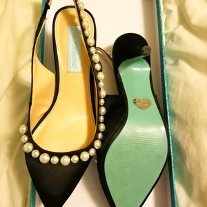 Betsey Johnson Satin Heels